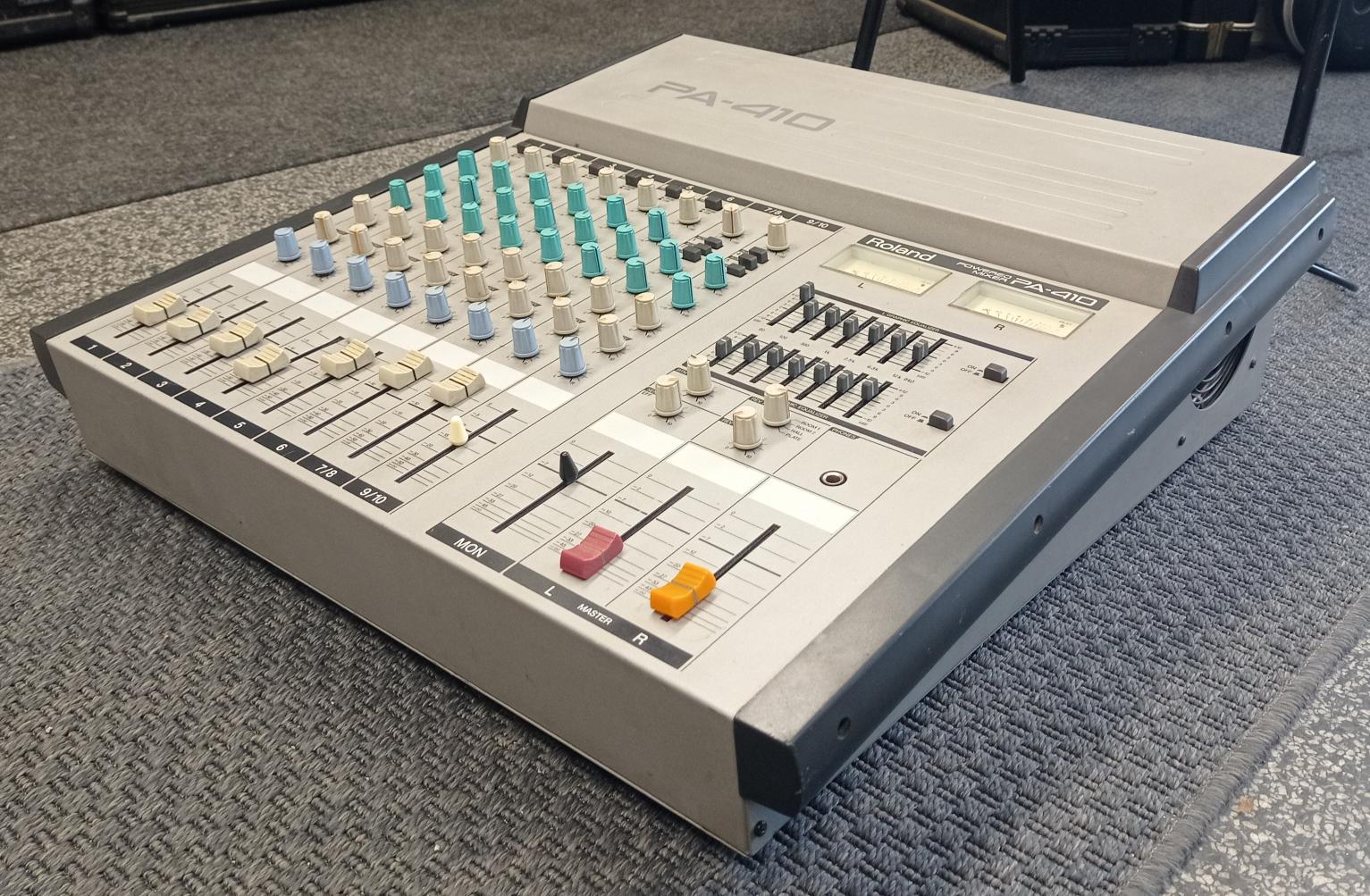 不動作品　ジャンクローランド ミキサー powered MIXER PA410 不動作品 ジャンクローランド ミキサー powered MIXER PA410